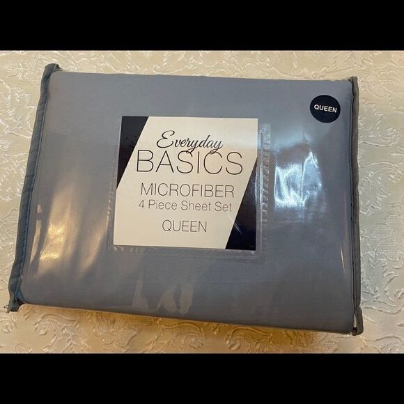 🥀Everyday Basics  4 Piece Sheet Set size :Queen - Picture 2 of 6
